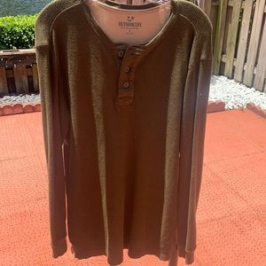 Outdoor Life Green Thermal Shirt